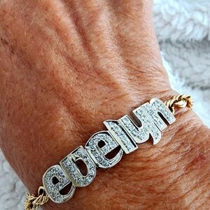 Genuine Diamod 14kt Handmade Bracelet